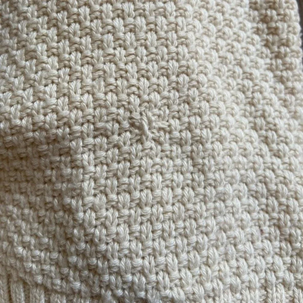 J. Crew Embellished cable sweater size XL